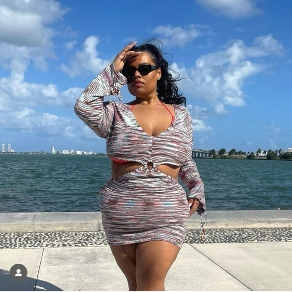 Fashion Nova Curve Cut-Out Dress - 3X